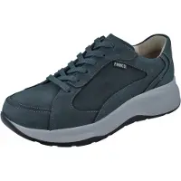 Finn Comfort FINNCO Piccadilly Damen Herren Schnürschuhe petrol Nubukleder - Größe: UK 6,5