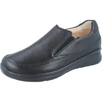 Ganter Harald H Herren Slipper Halbschuhe schwarz Glattleder - Größe: UK 11