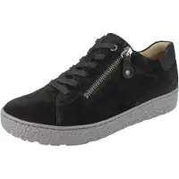 Hartjes Phil Damen Sneaker schwarz Veloursleder - Größe: UK 5,5
