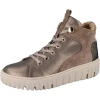 Waldlaufer H Livia Damen Stiefelette beige bronze Leder - Größe: UK 6,5