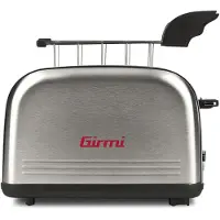 Girmi TP57, 2 Scheibe(n), Edelstahl, Edelstahl, Tasten, Drehregler, 850 W, 220 - 240 V
