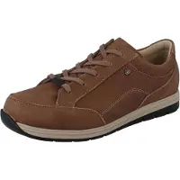 Finn Comfort FinnPlus Osorno Herren Halbschuhe hellbraun Nubukleder - Größe: 45