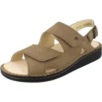 Finn Comfort Toro Soft Herren Sandale beige Nubukleder - Größe: 44