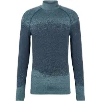 Falke Herren Langarmshirt Maximum Warm, XL, Blau, Mehrfarbig
