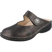 Finn Comfort Canaro Damen Clog kupfer Glattleder genarbt - Größe: 38