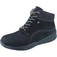 Finn Comfort FINNAMIC Enschede Damen Schnürschuhe knöchelhoch schwarz Nubukleder - Größe: UK 3,5