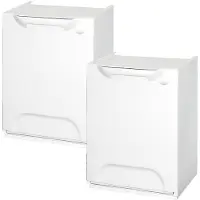 Prosperplast 2er-pack Recyclingbehälter Aus Polypropylen Mit Einsatz 40l Durchsichtig Durchsichtig One Size