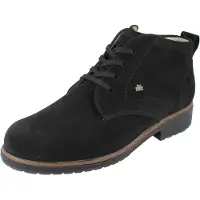 Finn Comfort Cranston Damen Schnürer knöchelhoch schwarz Nubukleder - Größe: UK 8