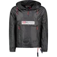 Geographical Norway WW4241H/GN-Black Herren-Regenjacke in Schwarz