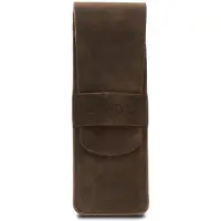 OEM Londo Echtleder Federmäppchen - Bleistift Beutel, Schlampermäppchen, Pencil Case