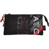 CYPBRANDS Uni Kinder Athletic Club Portatodo Triple-Lehoi Federmäppchen, Schw