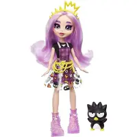 Mattel Hello Kitty GWW98 - Sanrio Badtz-Maru Figur und Jazzlyn Puppe (ca. 25,4 c