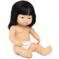 Miniland Asiatische Babypuppe Mit Down-syndrom 38 Cm