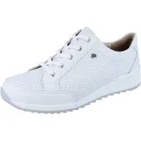 Finn Comfort Pordenone Damen Schnürschuhe weiss Glattleder - Größe: UK 7