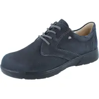 Finn Comfort Torrance Herren Schnürschuhe blau Nubukleder - Größe: UK 10