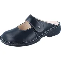 Finn Comfort Stanford Damen Clog schwarz Glattleder - Größe: 43