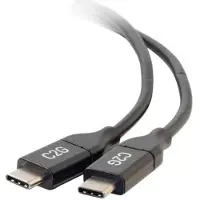 C2G 0,9 M USB-C 2.0 KABEL STECKER AUF STECKER (5A), 0,91 m, USB C, USB C, USB 2.0, 0,48 Gbit/s, Schwarz