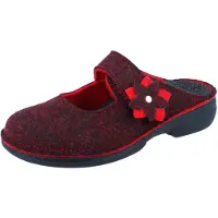 Finn Comfort Arlberg Damen Hausschuhe rot Filz - Größe: 39