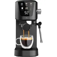 Cecotec Espressomaschine für Espresso und Cappuccino Cafelizzia 20 Touch. 1350W, 20 bar, Touchscreen, Dampfdüse