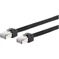 METZ CONNECT Ultraflex500, 0,5 m, Cat6, SF/UTP (S-FTP), RJ-45, RJ-45, Schwarz