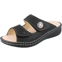 Finn Comfort Mellow Moorea Damen Pantolette schwarz Glattleder - Größe: 42