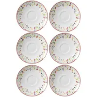 Ritzenhoff & Breker Untertasse "Kaffeeuntertassen Shanti ø 16.0 cm 6er Set bunt"