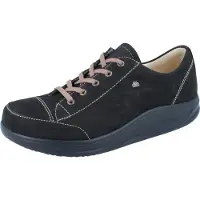 Finn Comfort FINNAMIC Ikebukuro Damen Schnürschuhe schwarz Nubukleder - Größe: UK 9