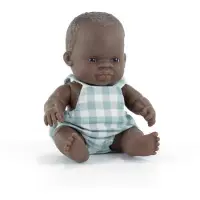 Miniland Afrikanische Babypuppe 21 Cm Grün Kinder Grün One Size