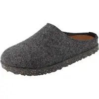 Iesse Schuh HAFLINGER Manhattan Damen Hausschuhe grau Wollfilz - Größe: 41