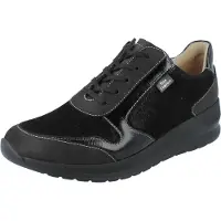 Finn Comfort FinnStretch Mori Damen Halbschuhe schwarz Leder - Größe: UK 6,5