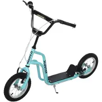 HOMCOM Kinderroller Lenker Verstellbar mit Luftreifen 12 Zoll Blau