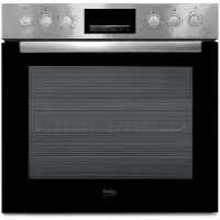 Beko Elektro-Herd-Set "BBUC1132T0X", Energieeffizienz: A, silber (schwarz, silberfarben), Herdsets, Klassisches Herd-Set mit komfortabler Backofenfunktion, Elektro-Herd-Set, Topseller