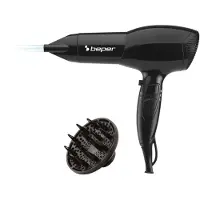 Beper 40.979 Haartrockner 2000W Diffusor & Konzentrator rutschfest Schwarz