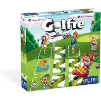 Huch !, Golfie, Familienspiel ab 8, unterhaltsames Golf-Kartenspiel, schnell erkl