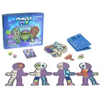 Miniland – Monster Mix | Monster-BAU-Brettspiel für Kinder ab 5 Jahren mit 48 Te