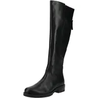 Gabor Stiefel , Damen, Gr. 44, Textil, Varioschaft, schwarz, Kalbsleder, Schuhe Stiefel, Langschaftsiefel mit zweckmäßigem Innenreißverschluss, Topseller