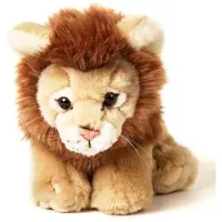 Uni Toys Uni-Toys - Löwe, sitzend - 19 cm (Höhe) - Plüsch-Wildtier - Plüschtier, Kuschelt