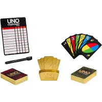 Mattel Games UNO Championship-Reihe Turnier-Set Kartenspiel für große Gruppen von 6 bis 20 Spielern, Kartenspiel, Abwurf, 7 Jahr(e)
