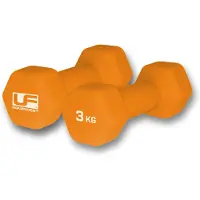 Ufe Sechseckige, mit Neopren überzogene Hanteln (x2)