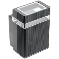 GTV Außenwandleuchte NESSA Lighting, 50 W, IP54, schwarz – Fassadenleuchte