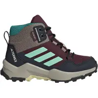 Adidas Terrex AX4R Mid RAIN.RDY Hiking Traxion Shoes Kids Kids Boys AND Girls maroon/pulmin/chabrn (48F0) 4