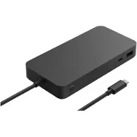 Microsoft Surface Thunderbolt 4 Dock, Kabelgebunden, Thunderbolt 4, 2500 Mbit/s, Schwarz, Kensington,