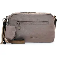Tamaris Umhängetasche "Umhängetasche TAS Maggie", Damen, Gr. B/H/T: 27cm x 18cm x 10cm 0, grau (taupe 900), Polyester, Taschen Umhängetasche