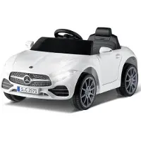 LEADZM Elektroauto Kinderauto Mercedes-Benz CLS 350, Kinder-Elektroauto mit Fernbedienung ,12V,90*60*40cm,Weiss