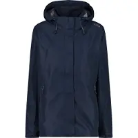 CMP Damen wasserdichte Jacke mit Kapuze und Belüftung