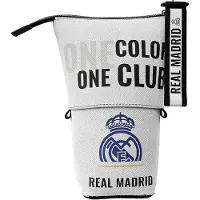 CYPBRANDS Uni Kinder Real Madrid Ausziehbares Federmäppchen Color One Club Et