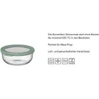 Mepal glas multischüssel cirqula rund 3000 ml - nordic sage 106242594700 8720294070511