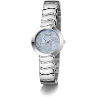 GUESS Damen Uhr Armbanduhr Laguna GW0871L1 Edelstahl silber