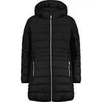 CMP - Girl's Down Coat Fix Hood Taffeta - Mantel Gr 110 schwarz