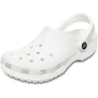 Crocs Uni Erwachsene Classic Clog Clog, White, 33/34 EU